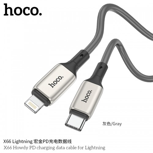 X66 Howdy PD Charging Data Cable for Lightning